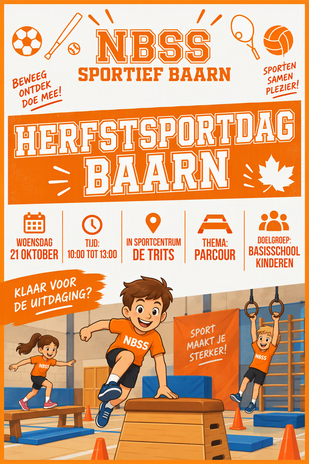 Herfst sportdag Baarn - woensdag 21 oktober 2026 - Afbeelding 2
